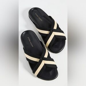Jenni Kayne Cotton Crossover Sandals